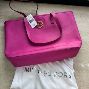 Michael Kors Pink Tote Bag